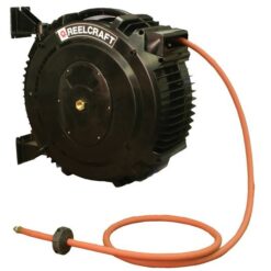 En Slangvinda modell ASG Recoila - Ø3/8" max 20m. 16Bar med slang fäst på.
