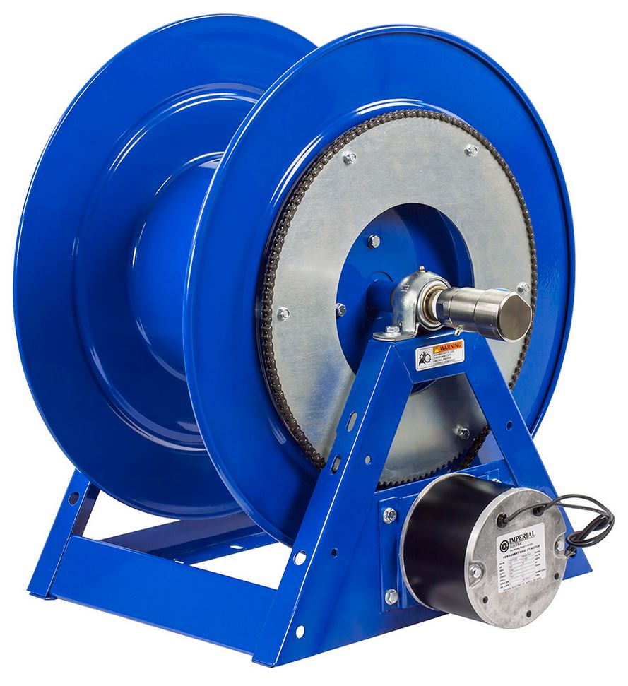 A Serie 1175C - Ø1" - 16m Max 210Bar slangupprullare på vit bakgrund.